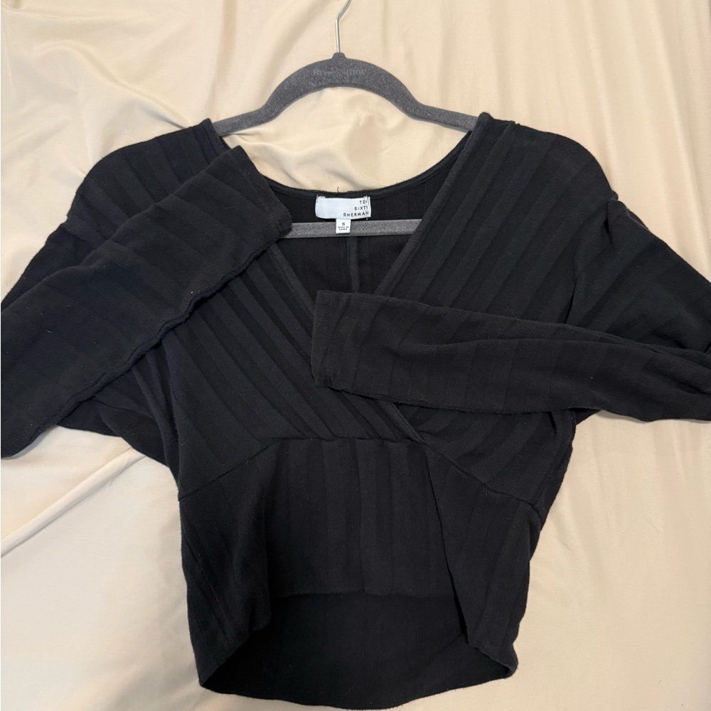 Nordstrom V-neck with cinched waist